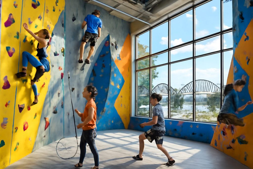 découvrez climb up angers - les ponts de cé : la nouvelle salle d'escalade incontournable. infos, horaires, services et tout ce qu'il faut savoir pour grimper à angers !