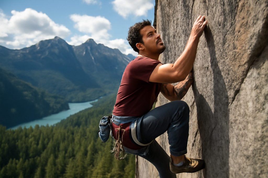 découvrez l'exploit de quinn mason qui réalise la première ascension à vue de la kingline à squamish. un récit inspirant d'ascension spirituelle, de dépassement de soi et de passion pour l'escalade dans un lieu mythique.