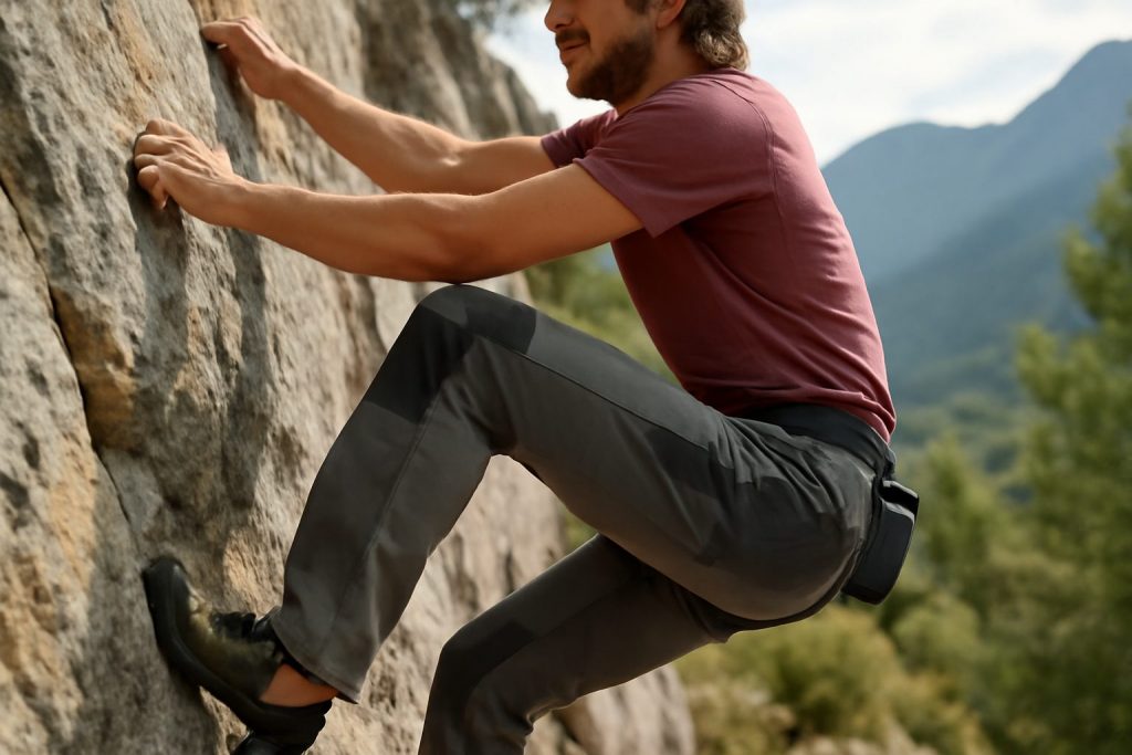 découvrez nos conseils pour choisir le pantalon d'escalade idéal, alliant confort, flexibilité et résistance, afin de grimper en toute sécurité et performance.