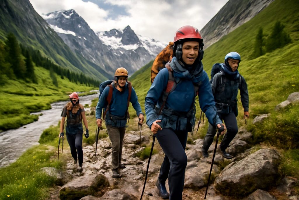 découvrez argos (m9, wi6+), une aventure mixte audacieuse au cœur de la vallée reintal, idéale pour les passionnés d'escalade et d'exploration alpine.