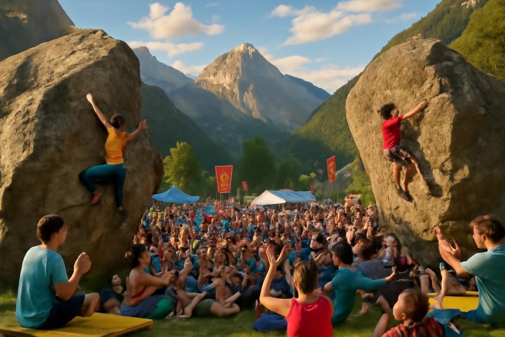 découvrez melloblocco 2026, le festival incontournable d'escalade bloc, qui revient pour une édition exceptionnelle pleine de défis, d'aventures et de moments inoubliables pour tous les passionnés.