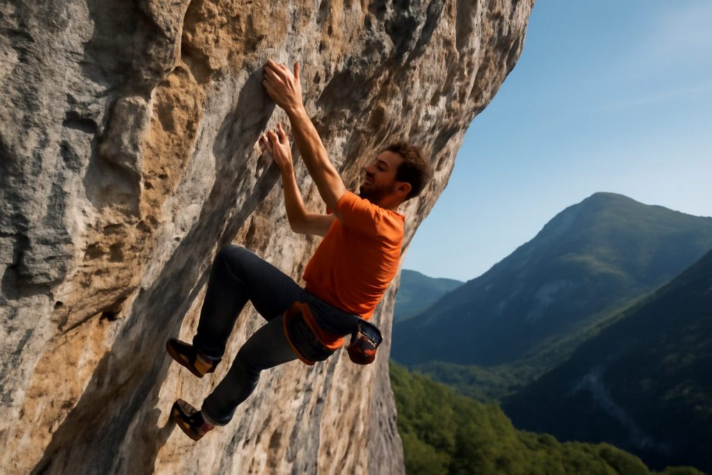 yannick flohé réalise une nouvelle performance remarquable en enchaînant la voie difficile « excalibur » (9b+) à arco, démontrant son talent exceptionnel en escalade.