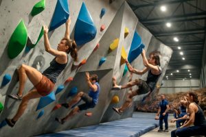 Frankenjura : L&rsquo;adrénaline du World Cup dans la plus grande salle de bloc d&rsquo;Europe