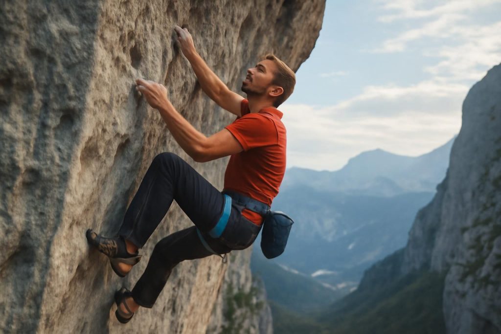 jakob schubert partage son coup de cœur en réussissant une nouvelle fois la voie shaolin, une voie d'escalade d'une difficulté exceptionnelle notée 9a.
