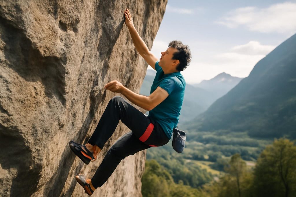 adam ondra réalise une performance exceptionnelle en enchaînant « the lion’s share » (8c) à brione en flash, démontrant une fois de plus son incroyable talent en escalade.