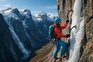 Ines Papert dévoile quatre nouvelles voies d’escalade mixte spectaculaires en Norvège
