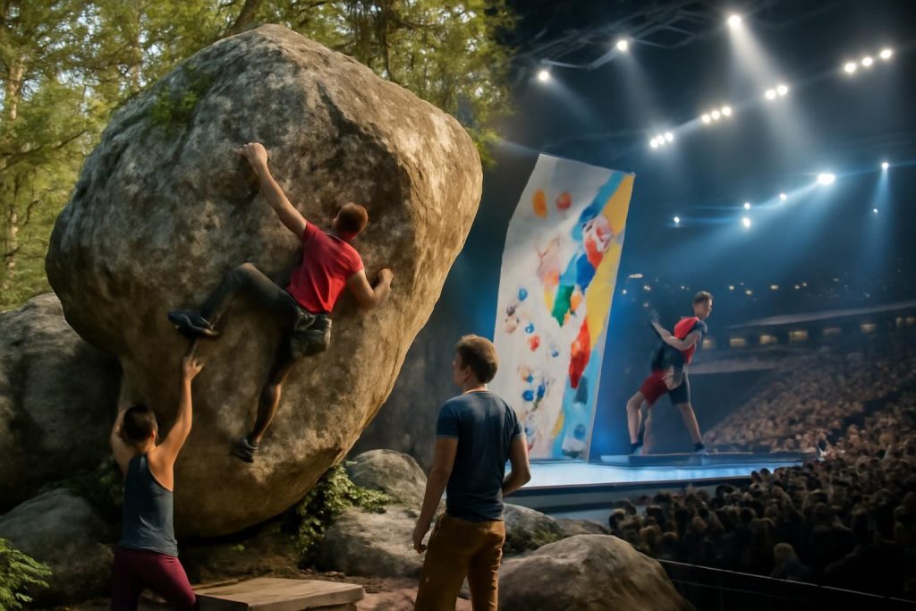 découvrez l'ascension spectaculaire du bloc, de ses origines à fontainebleau jusqu'à son introduction aux jeux olympiques, une aventure passionnante pour les amateurs d'escalade.