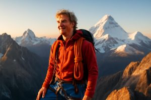 Alexander Megos met un terme à sa carrière d&rsquo;escalade et se lance dans le défi des Sept Sommets – poisson d&rsquo;avril !